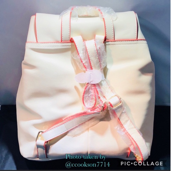 Boutique-Tracy Negoshian Tracy cream midi backpack - Picture 4 of 8